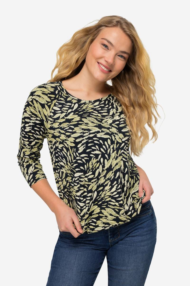 Große Größen T-Shirt, Damen, gelb, Größe: XL, Baumwolle/Synthetische Fasern, LAURASON von LAURASON