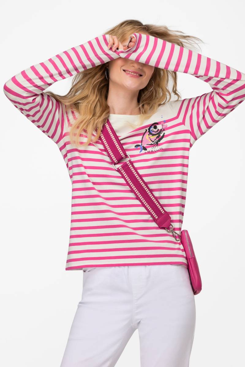 Große Größen T-Shirt, Damen, rosa, Größe: XXL, Baumwolle, LAURASON von LAURASON