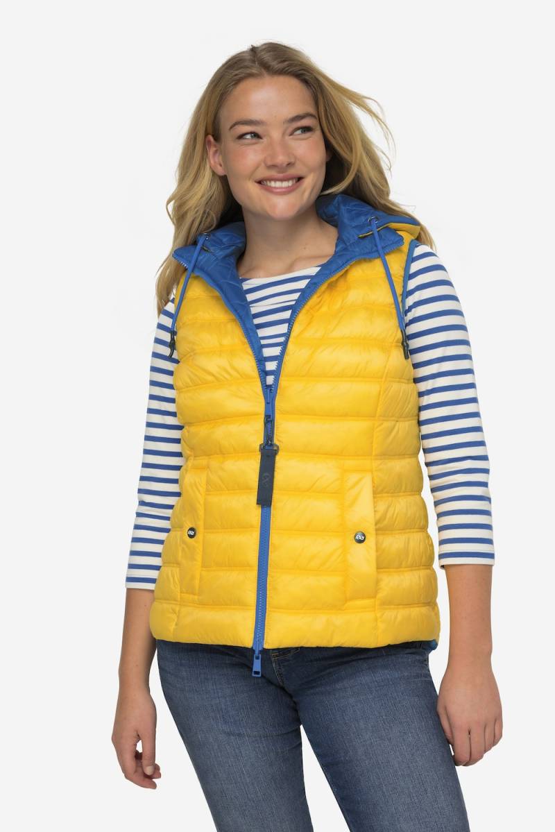 Große Größen Wende-Steppweste, Damen, blau, Größe: XL, Synthetische Fasern, LAURASON Große Größen Wende-Steppweste, Damen, blau, Größe: XL, Synthetische Fasern, LAURASON von LAURASON