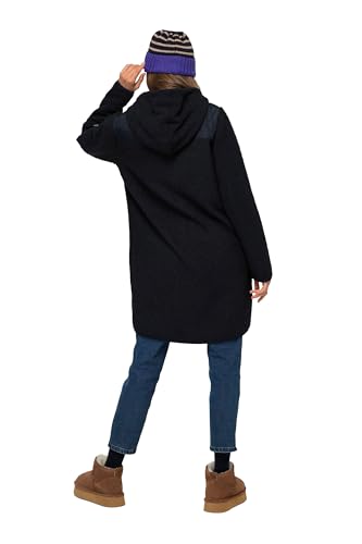 LAURASØN Hoodie-Jacke, Teddyfleece, Kapuze, Langarm, Oeko-TEX Marine L 822530130-L von LAURASØN