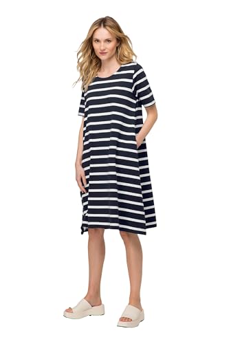 LAURASØN Jerseykleid, Rundhals, Halbarm Marine XL 819501130-XL von LAURASØN