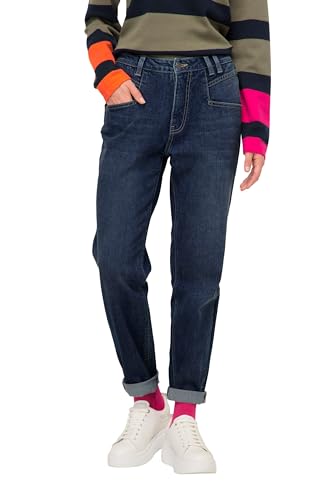 LAURASØN Karotten-Jeans, Weite Passform, 5-Pocket-Form Dark Blue Denim 46 821619903-46 von LAURASØN