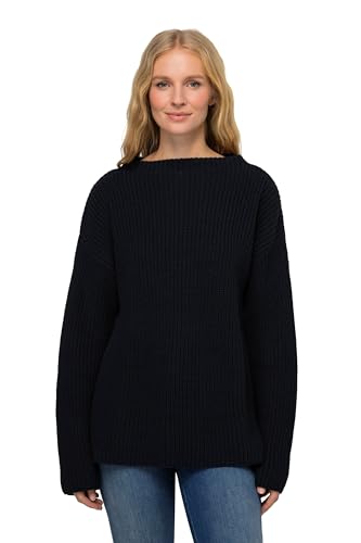 LAURASØN Pullover, Rippstrick Marine L 824413130-L von LAURASØN