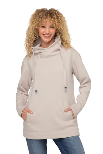 LAURASØN Sweatshirt, Stehkragen, Langarm Soft Granit L 822338305-L von LAURASØN