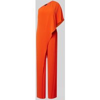 Lauren Ralph Lauren Jumpsuit mit One-Shoulder-Träger in Orange, Größe 42 von Lauren Ralph Lauren