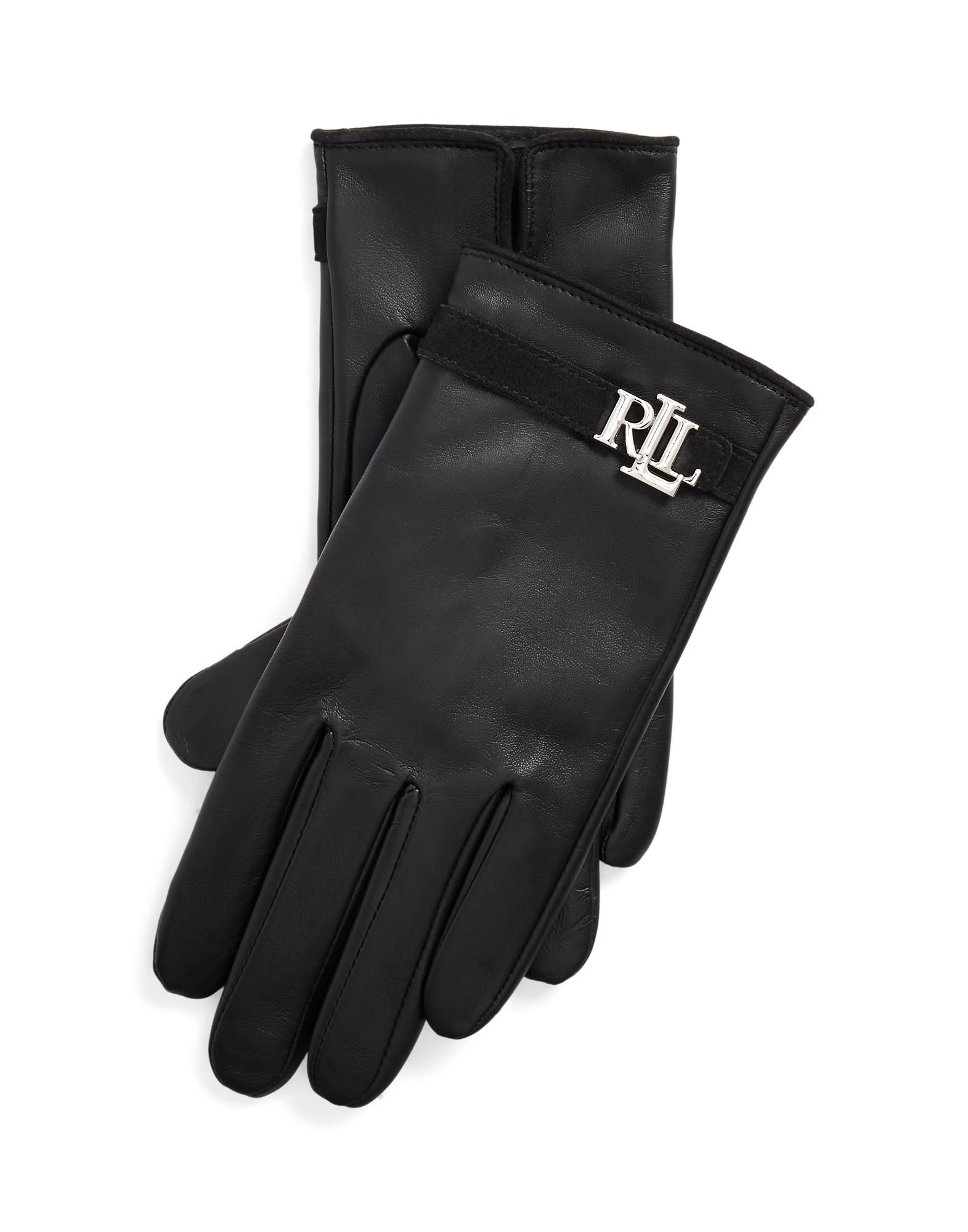 LAUREN RALPH LAUREN Handschuhe Damen Schwarz von LAUREN RALPH LAUREN