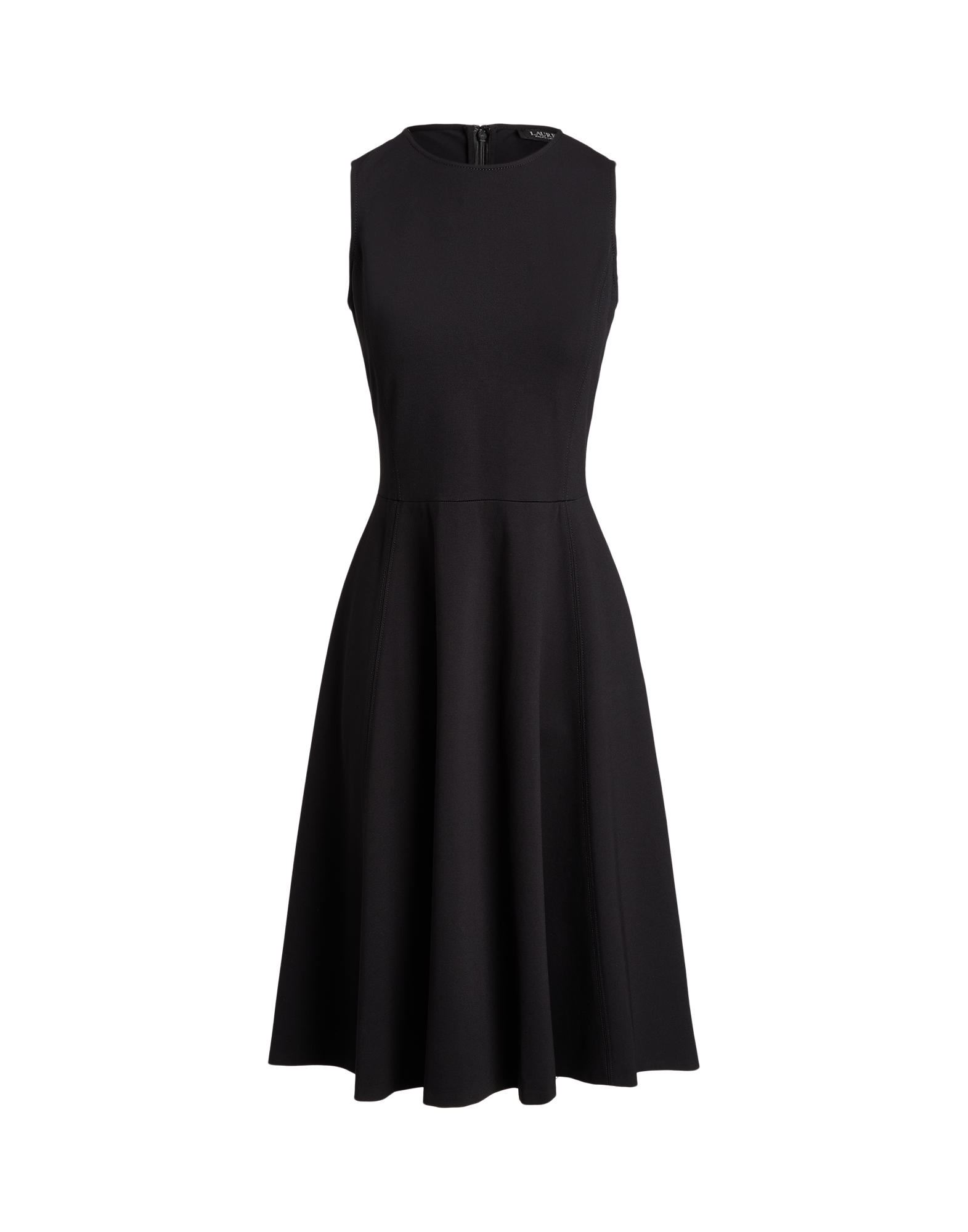 LAUREN RALPH LAUREN Midi-kleid Damen Schwarz von LAUREN RALPH LAUREN