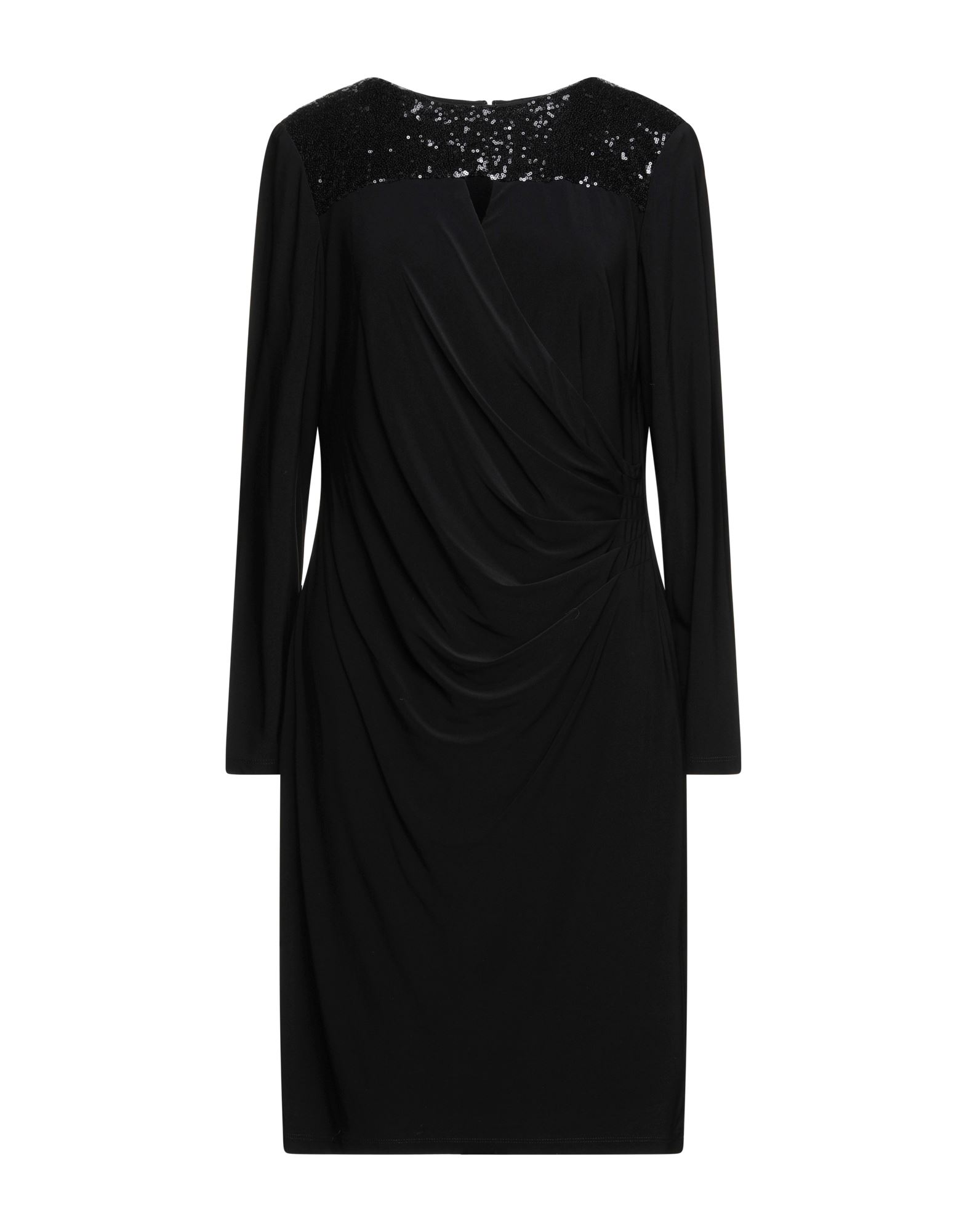 LAUREN RALPH LAUREN Midi-kleid Damen Schwarz von LAUREN RALPH LAUREN