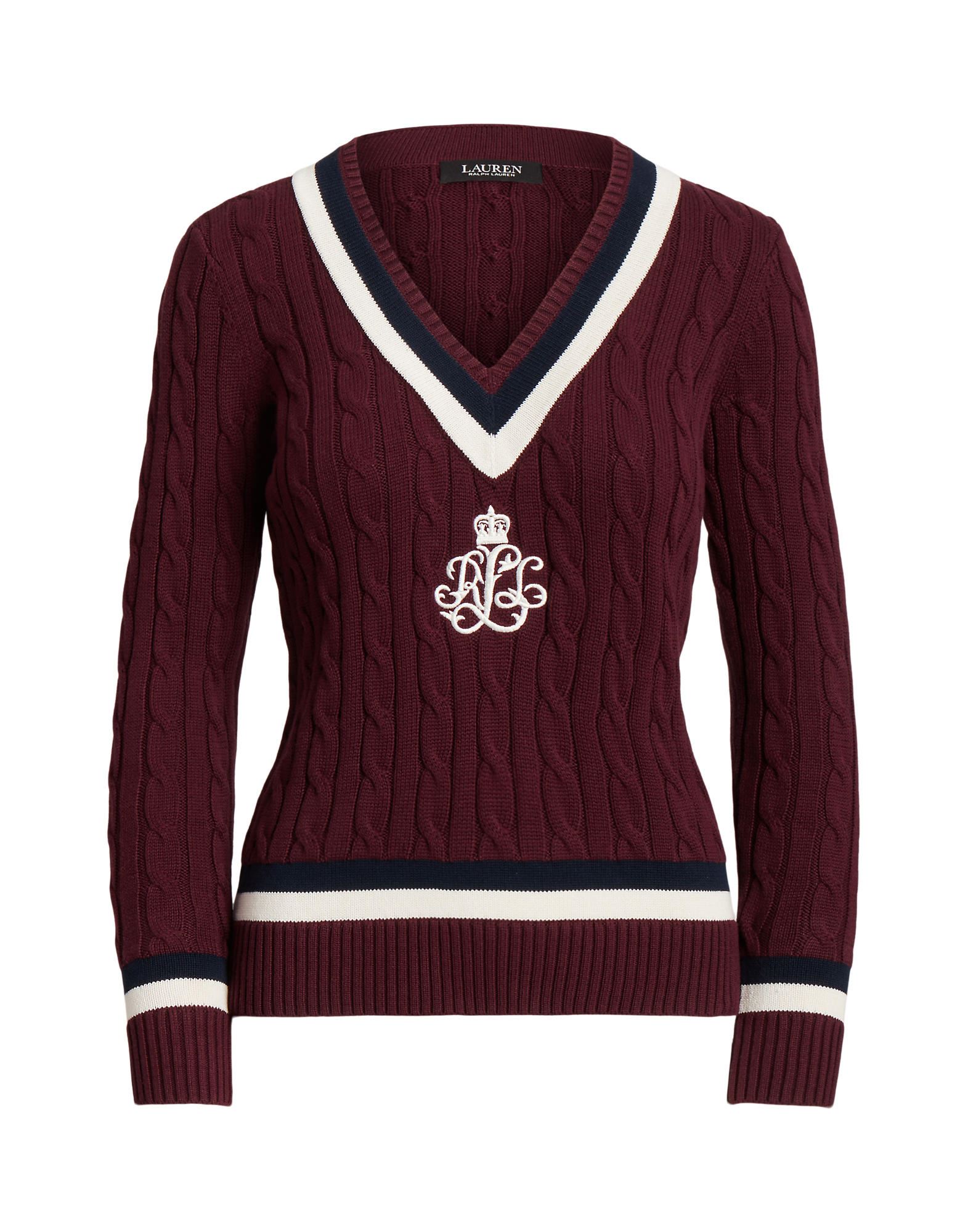 LAUREN RALPH LAUREN Pullover Damen Bordeaux von LAUREN RALPH LAUREN