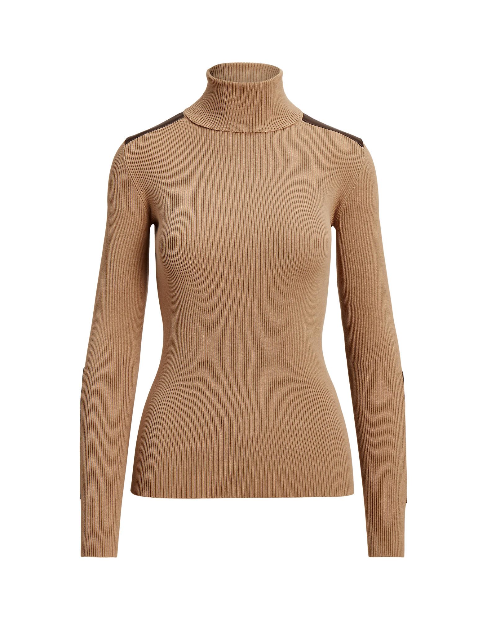 LAUREN RALPH LAUREN Rollkragenpullover Damen Kamel von LAUREN RALPH LAUREN