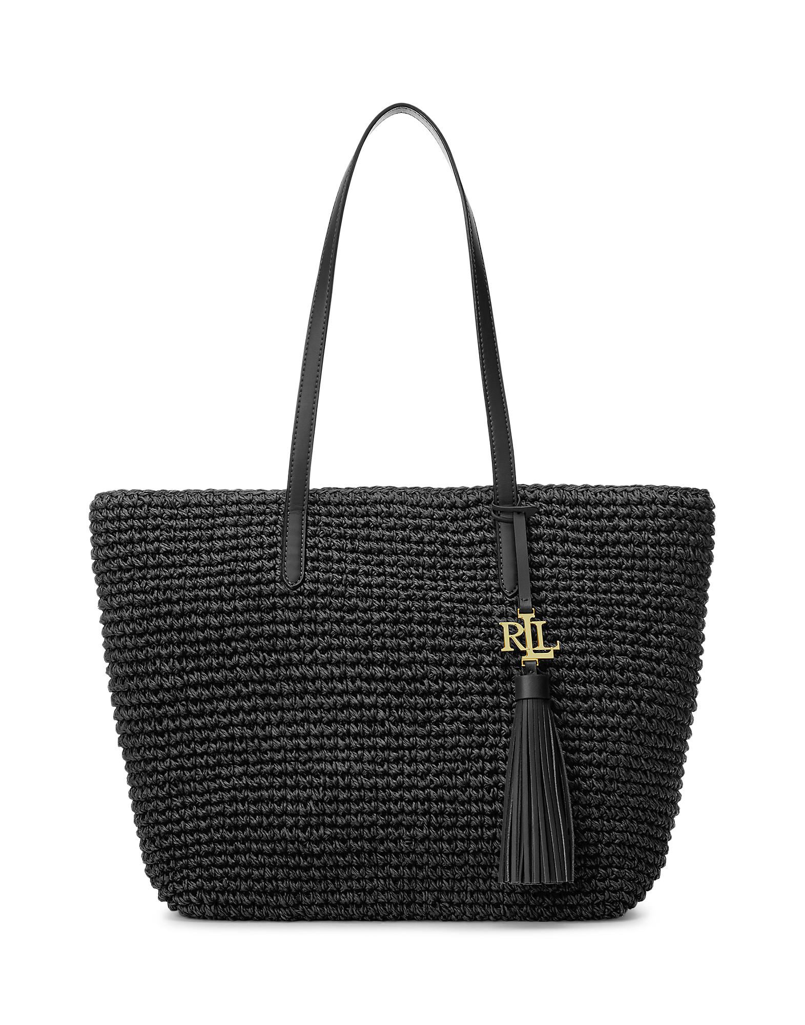 LAUREN RALPH LAUREN Schultertasche Damen Schwarz von LAUREN RALPH LAUREN