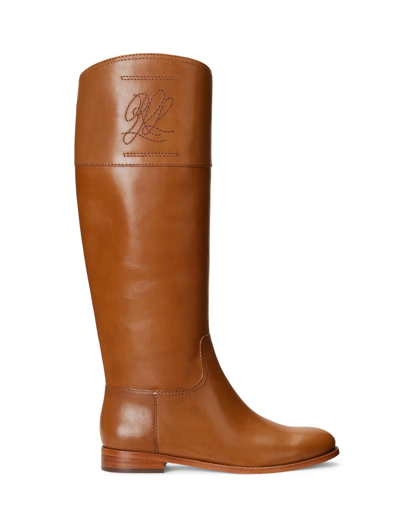 LAUREN RALPH LAUREN Stiefel Damen Lederfarben von LAUREN RALPH LAUREN