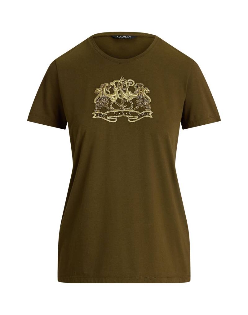 LAUREN RALPH LAUREN T-shirts Damen Militärgrün LAUREN RALPH LAUREN T-shirts Damen Militärgrün von LAUREN RALPH LAUREN
