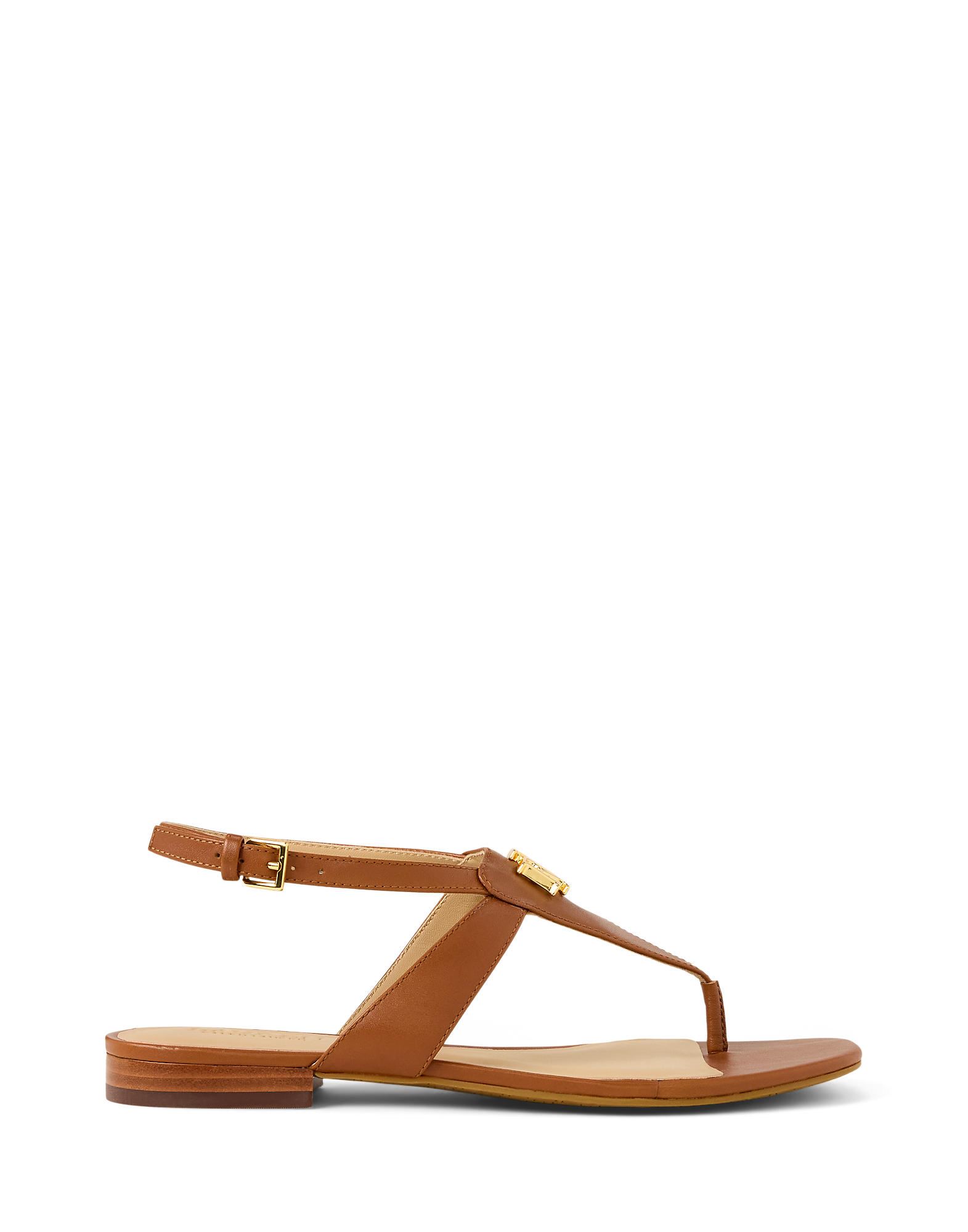 LAUREN RALPH LAUREN Zehentrenner Damen Lederfarben von LAUREN RALPH LAUREN