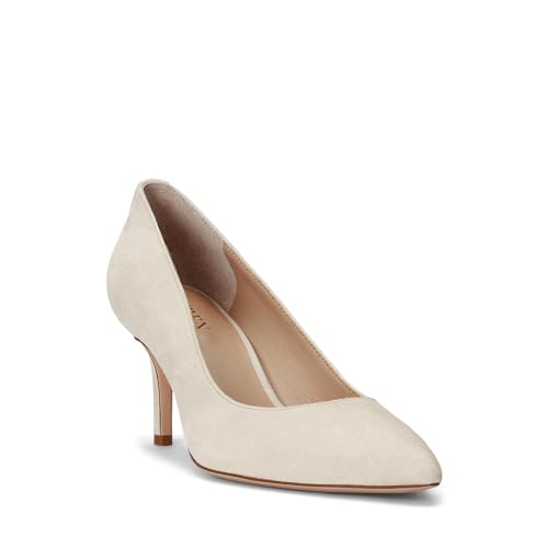 LAUREN Ralph Lauren Lanette Suede Pumps für Damen, Explorer Sand, 35.5 EU von LAUREN Ralph Lauren