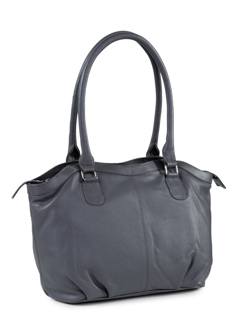 Laurina, Tasche, Damen, aus Leder, Grau von LAURINA