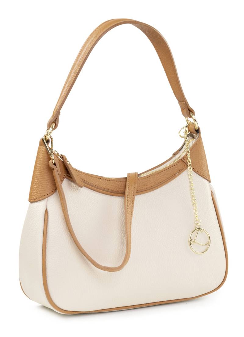 Laurina, Tasche, Damen, mit abnehmbarem, verstellbarem Umhängeriemen, Beige-Braun von LAURINA