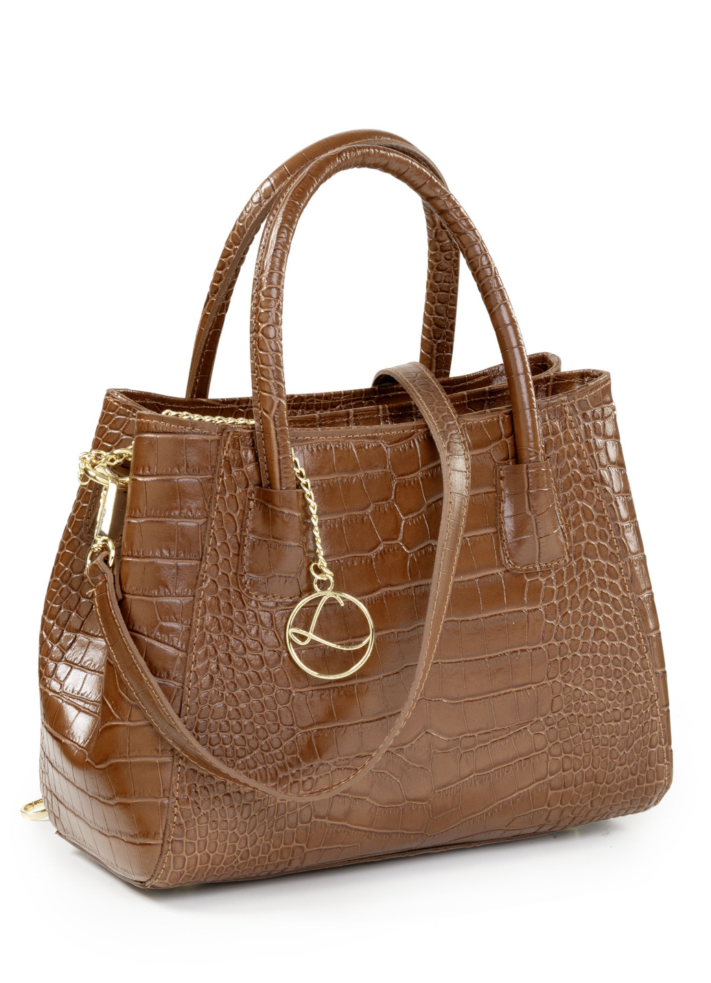 Laurina, Tasche, Damen, mit abnehmbarem, verstellbarem Umhängeriemen, Cognac von LAURINA