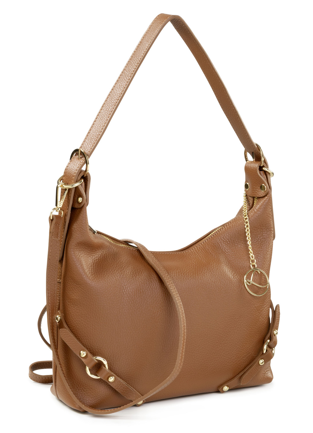 Laurina, Tasche, Damen, mit abnehmbarem, verstellbarem Umhängeriemen, Cognac von LAURINA