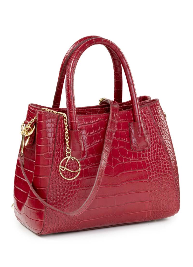 Laurina, Tasche, Damen, mit abnehmbarem, verstellbarem Umhängeriemen, Rubinrot von LAURINA