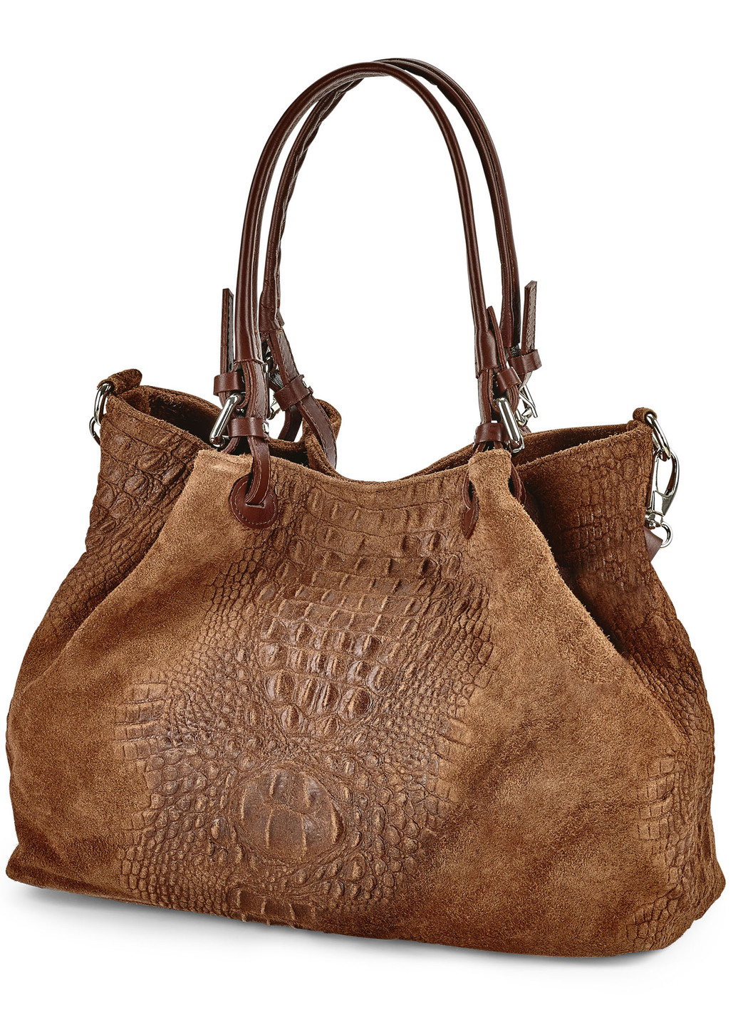 Laurina, Tasche, Damen, mit abnehmbarem Umhängeriemen, Cognac von LAURINA