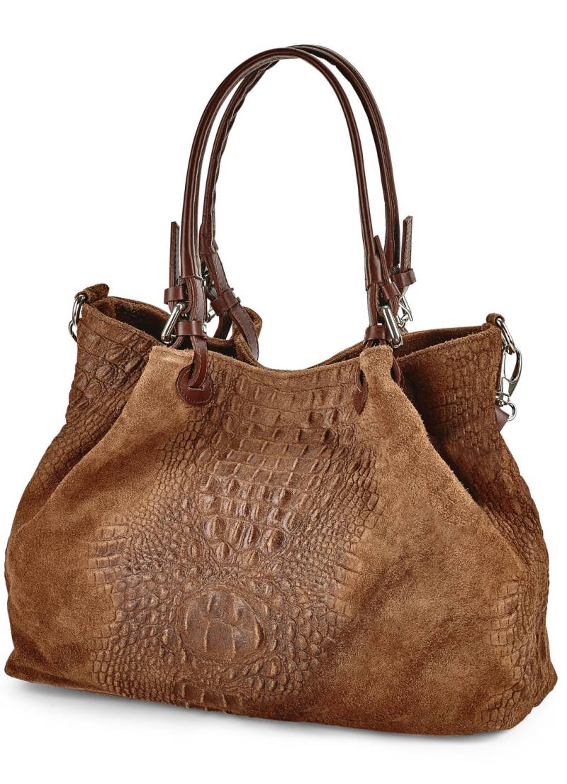 Laurina, Tasche, Damen, mit abnehmbarem Umhängeriemen, Cognac von LAURINA