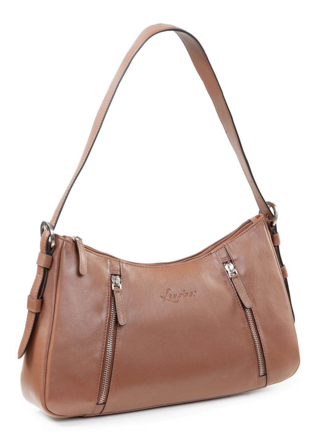 Laurina, Tasche, Damen, mit verstellbarem Riemen, Marone von LAURINA