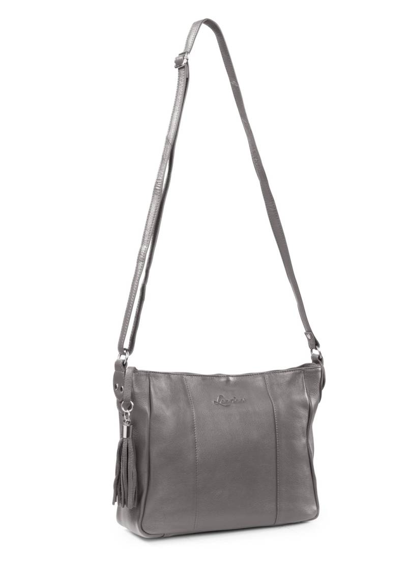 Laurina, Tasche, Damen, mit verstellbarem Umhängeriemen, Grau von LAURINA