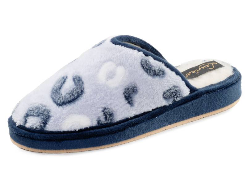 Laurina, gefütterte Damen-Hausschuhe, mit Schurwolle, Blau, Größe 40 Laurina, gefütterte Damen-Hausschuhe, mit Schurwolle, Blau, Größe 40 von LAURINA