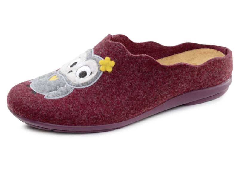 Laurina, klassiche Damen-Hausschuhe, mit herausnehmbarem Fußbett, Bordeaux, Größe 39 Laurina, klassiche Damen-Hausschuhe, mit herausnehmbarem Fußbett, Bordeaux, Größe 39 von LAURINA