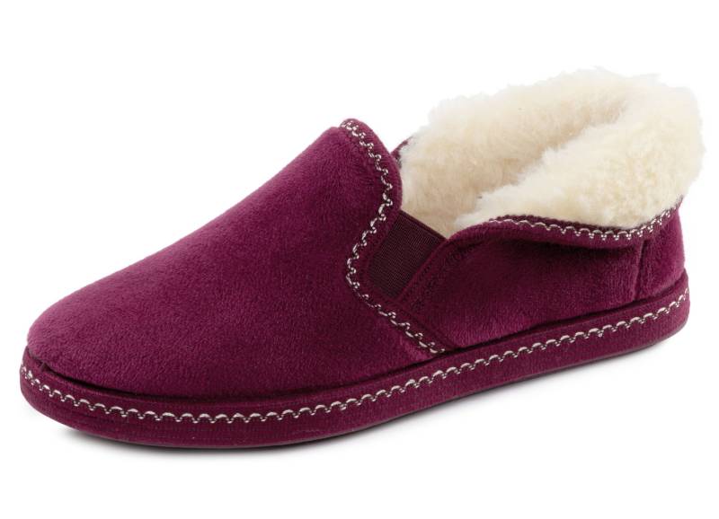 Laurina, warme Damen-Hausschuhe, mit Gummizug, Bordeaux, Größe 40 Laurina, warme Damen-Hausschuhe, mit Gummizug, Bordeaux, Größe 40 von LAURINA