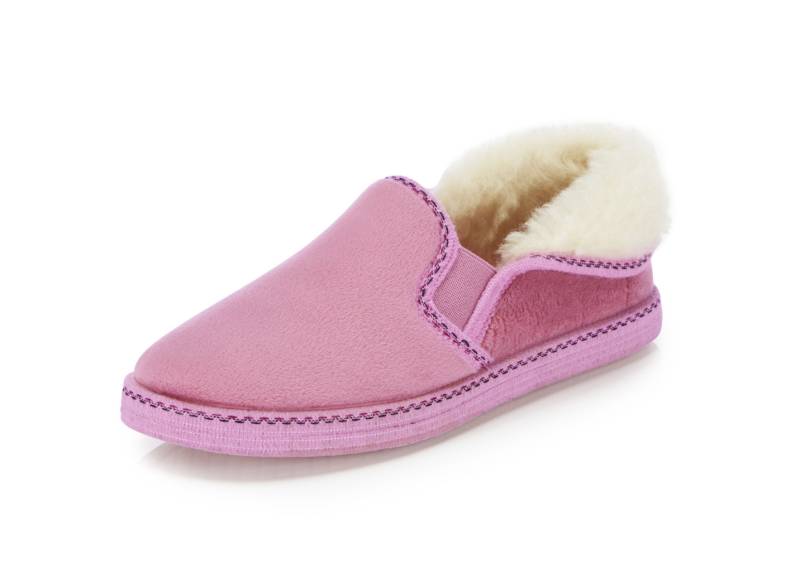 Laurina, warme Damen-Hausschuhe, mit Gummizug, Rosa, Größe 39 Laurina, warme Damen-Hausschuhe, mit Gummizug, Rosa, Größe 39 von LAURINA