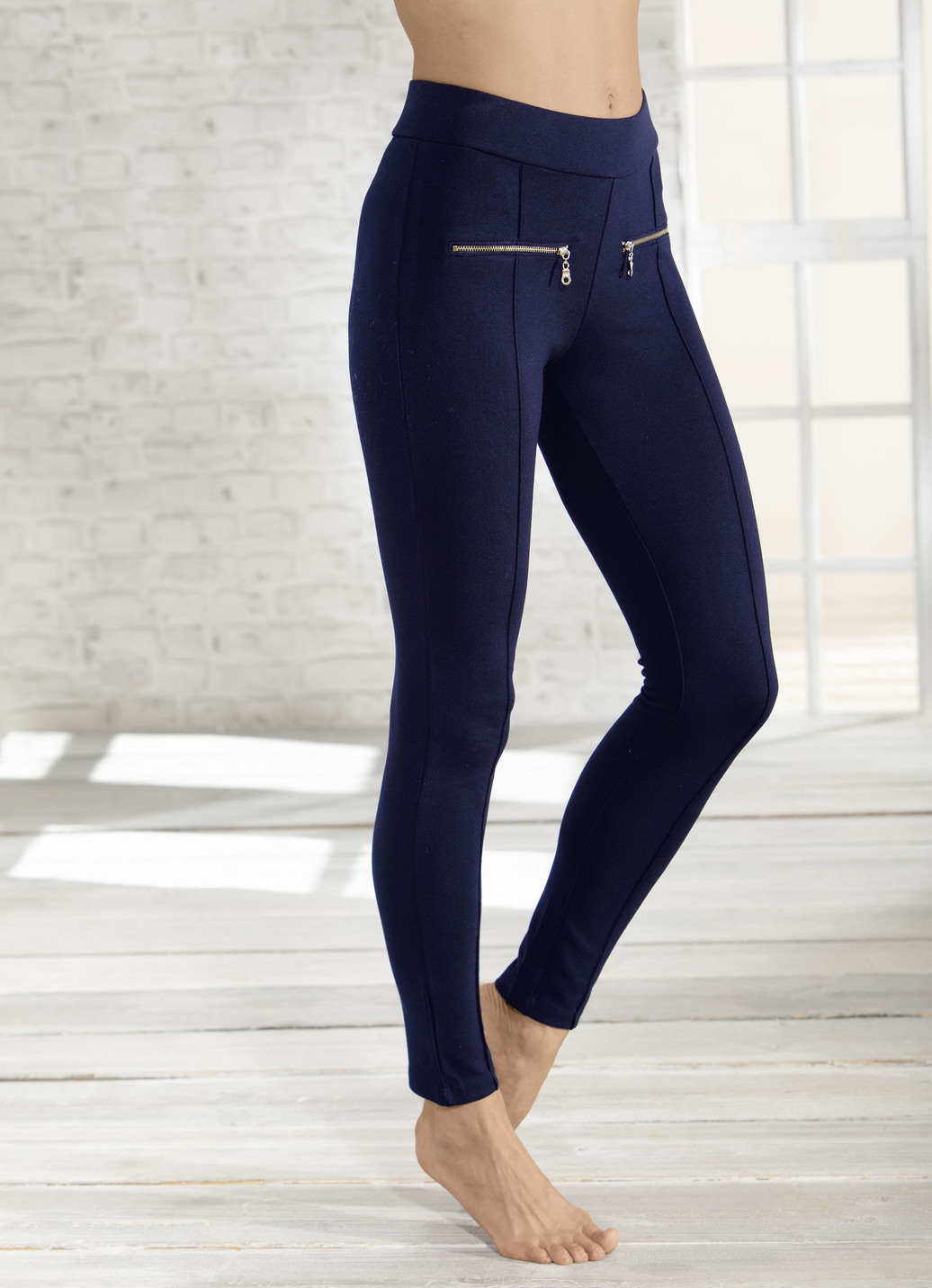 Leggings von Laurina, Marine, Größe 36 von LAURINA