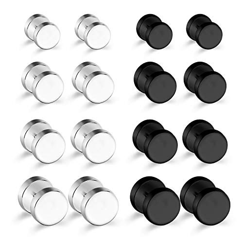 LAURITAMI 8 Paar Fake Ohrläppchen Plug Helix Ohrringe Stecker Ohr Tunnel Schraube Ohrring Chirurgischstahl 16G CZ Piercing Schmuck LAURITAMI 8 Paar Fake Ohrläppchen Plug Helix Ohrringe Stecker Ohr Tunnel Schraube Ohrring Chirurgischstahl 16G CZ Piercing Schmuck von LAURITAMI