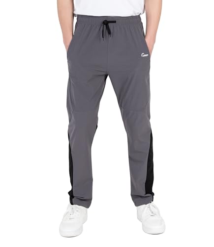 LAUSONS Jungen Trainingshose Sporthose Kinder Lang Jogginghose Sport Hose Freizeithose mit Elastischem Bund Grau 140-146 LAUSONS Jungen Trainingshose Sporthose Kinder Lang Jogginghose Sport Hose Freizeithose mit Elastischem Bund Grau 140-146 von LAUSONS