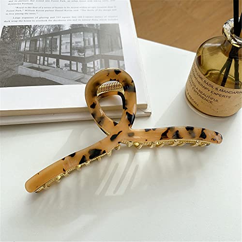 Damenmode-Haarspangen, Damen-Haarnadel, koreanische Version der Legierungs-Haarnadel, Hinterkopfplatte, Haarhai-Clip, C 13 cm (Farbe: B, Größe: 13 cm) (Farbe: B, Größe: 13 cm) (Color : B) von LAVAMI