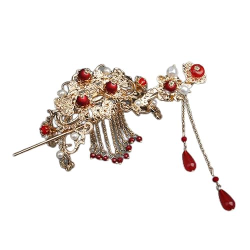 Mode-Haarspangen for Damen, chinesischer Hanfu-Haarschmuck for Frauen, Vintage-Perlen, Hochzeit-Haarnadeln, Braut-Haarstäbchen, Retro-Braut-Kopfbedeckung, Luxus-Schmuck von LAVAMI