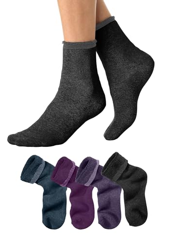 LAVANA basic Damen Kuschelsocken von LAVANA basic