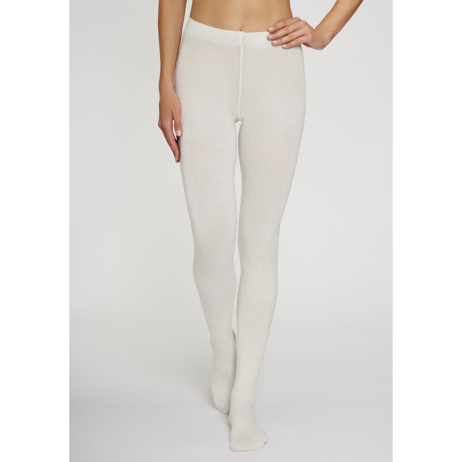 LAVANA Strickstrumpfhose Damen 1x natur  meliert Gr.48/50 von LAVANA