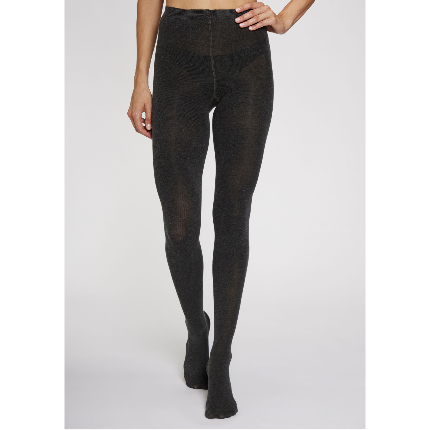 LAVANA Strickstrumpfhose Damen anthrazit meliert Gr.36/38 von LAVANA