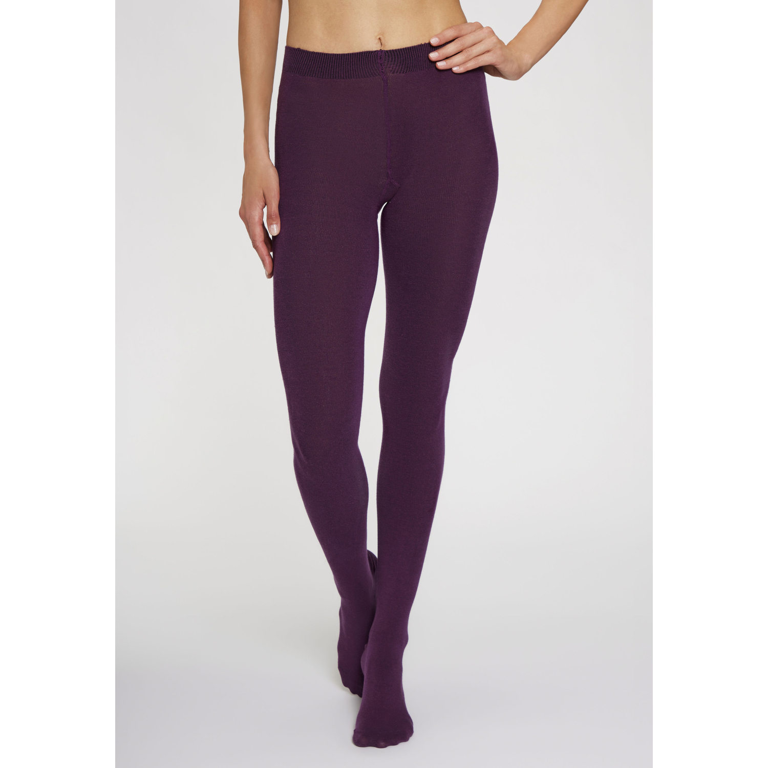 LAVANA Strickstrumpfhose Damen beere Gr.36/38 von LAVANA