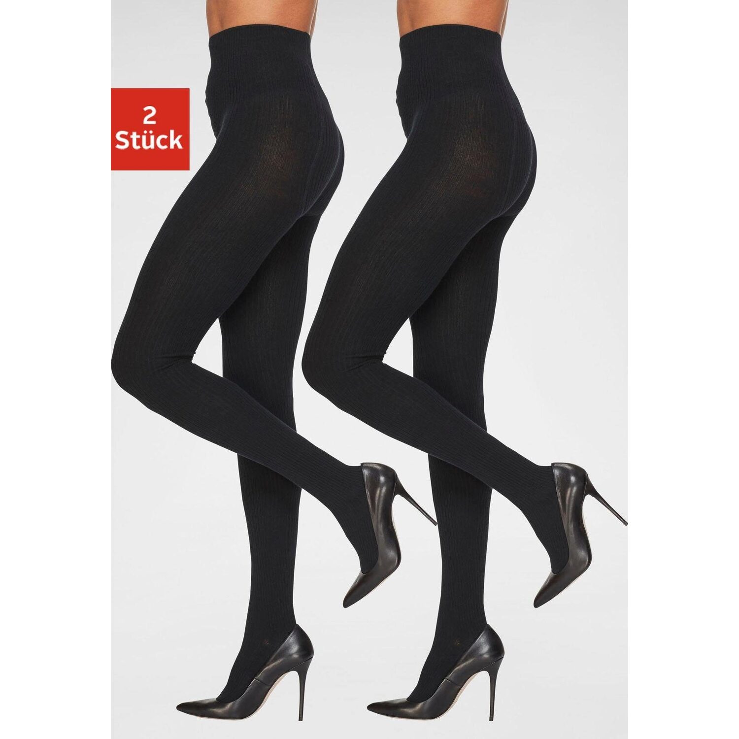 LAVANA Strickstrumpfhose Damen schwarz Gr.36/38 von LAVANA