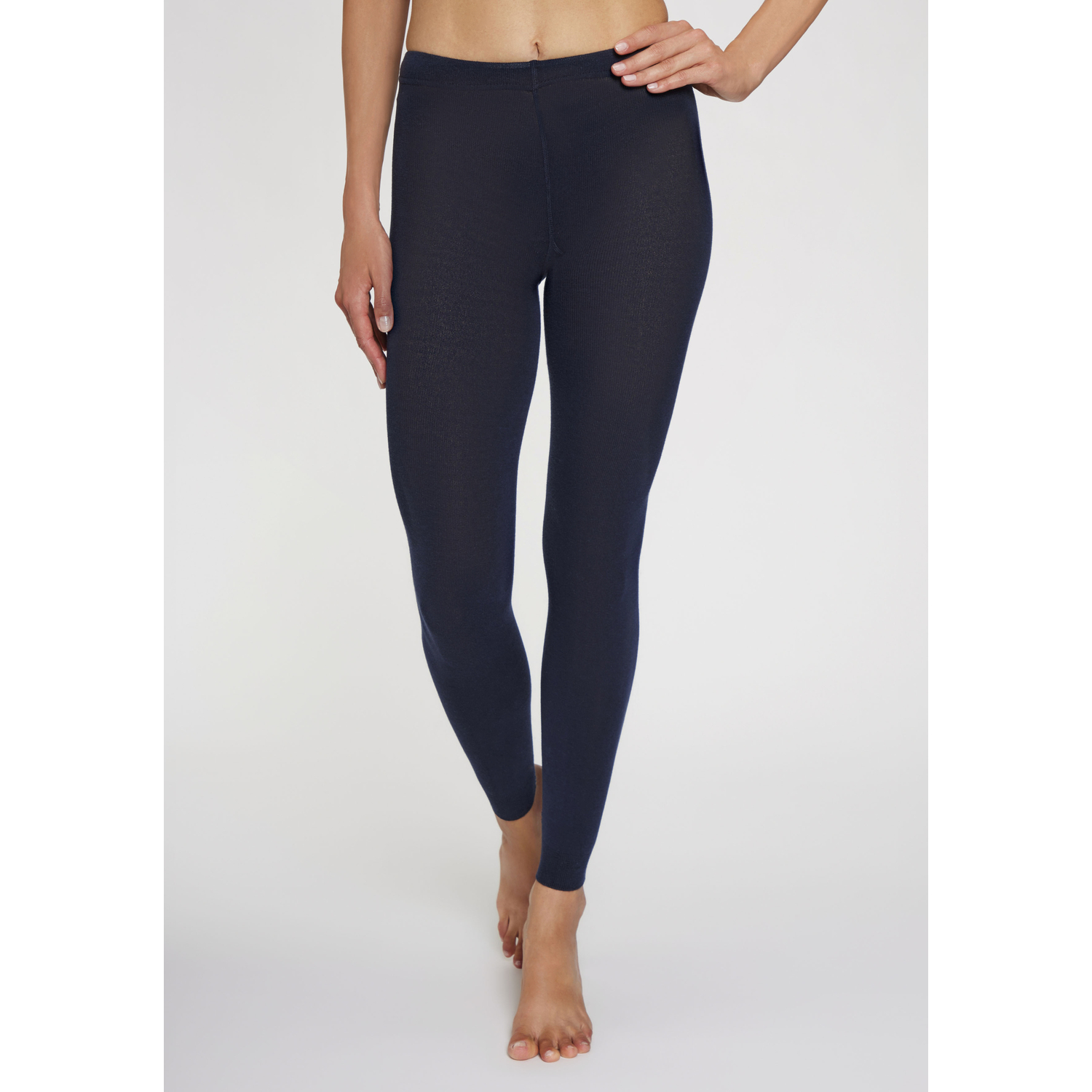 LAVANA Strickstrumpfleggings Damen marine Gr.52/54 von LAVANA