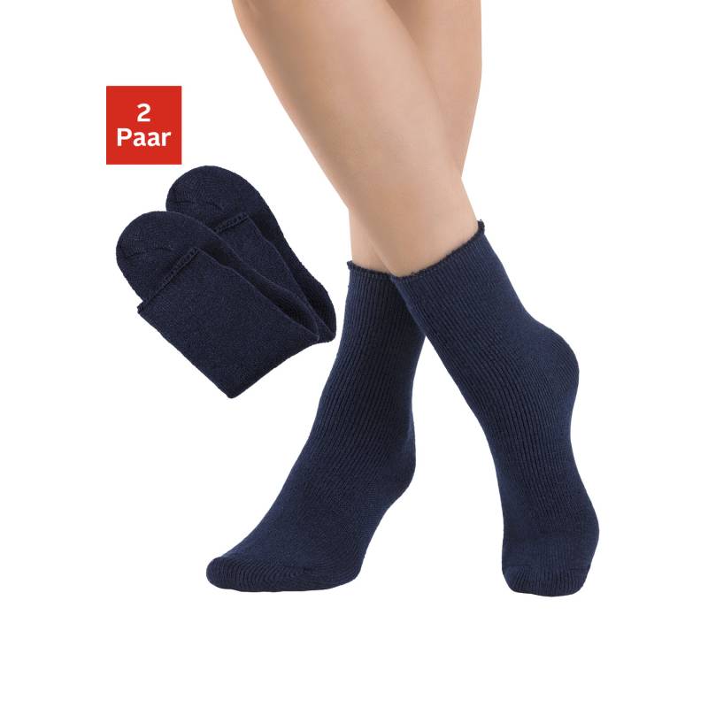 LAVANA Thermosocken Damen 2x marine Gr.43-46 von LAVANA