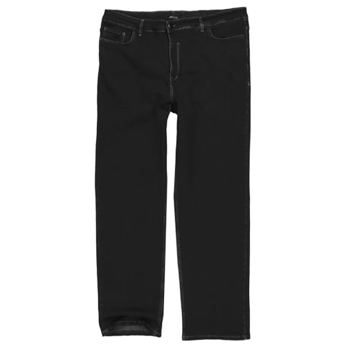 Lavecchia Jeans Übergrößen Herren Comfort Fit Denim Jeanshose Hose LV-501 (Tiefschwarz, 56/30) von Lavecchia