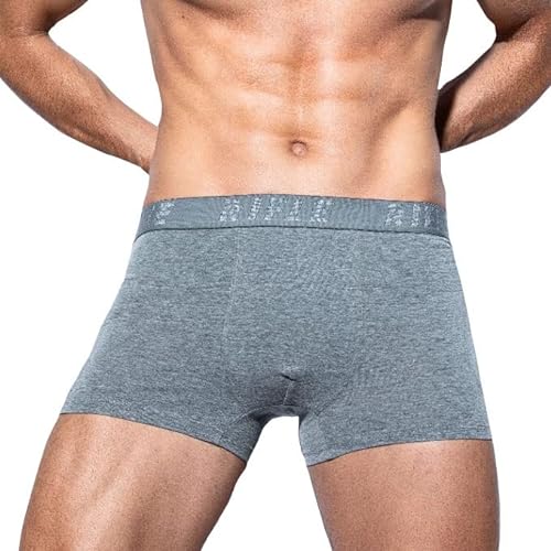 LAVENZO Rifle – 6 Boxershorts für Herren aus elastischer Baumwolle – Herren-Unterwäsche – Unterwäsche – Geschenk für Jungen – Unterhose Set, 3-6811 Blau/Schwarz/Grau, XXL von LAVENZO