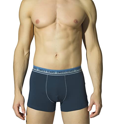 LAVENZO Sweet Years – 6 Boxershorts für Herren aus elastischer Baumwolle – Herrenunterwäsche – Unterwäsche – Markenunterwäsche – Geschenk für Jungen – Unterhose Set, 828 cm, L von LAVENZO