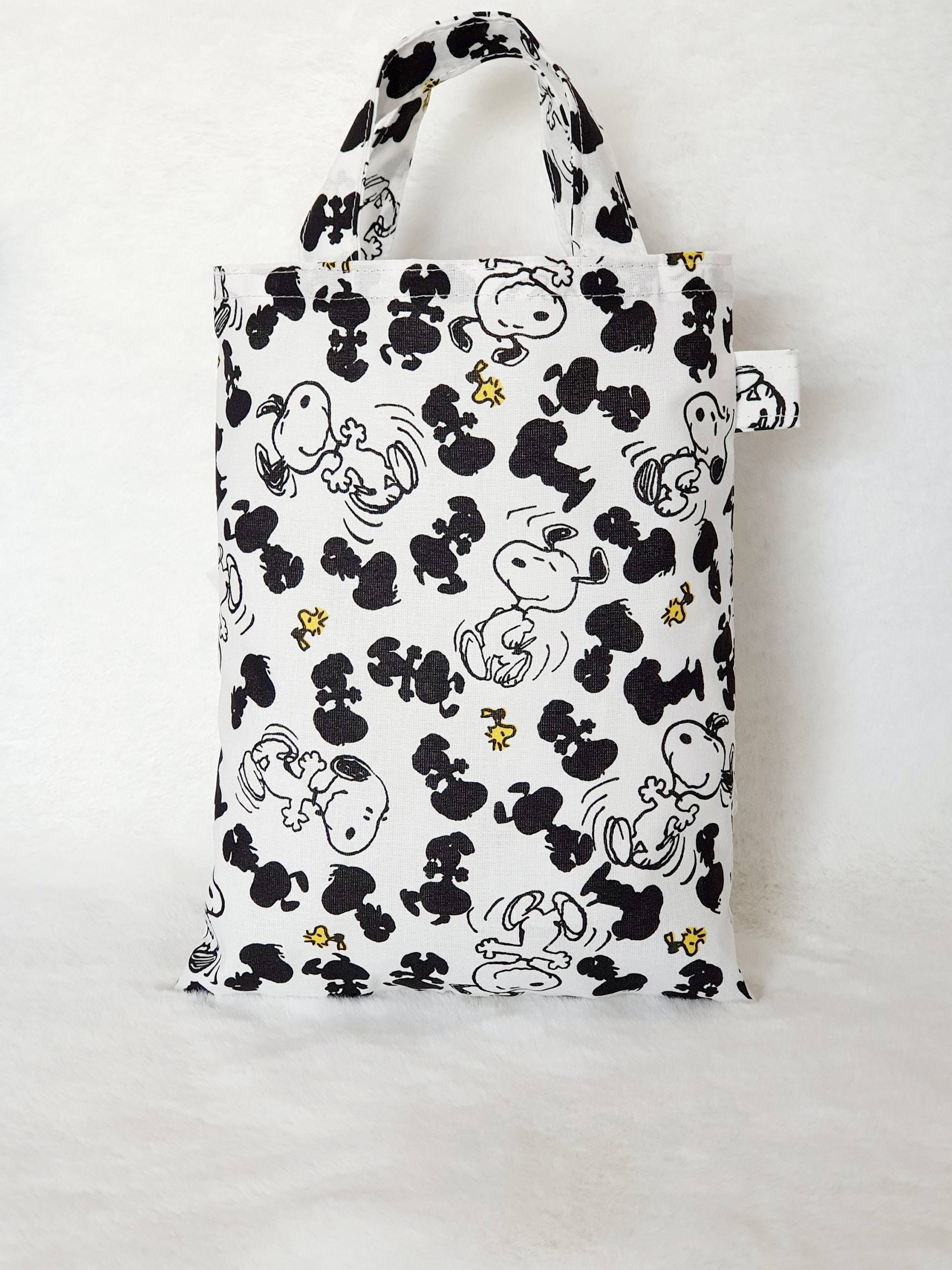 Kleine Einkaufstasche Von Handgenäht, Kindertasche Aus Stoff, Kleiner Stoffbeutel Kita, Geschenk Einschulung, Stofftasche Snoopy, Laviosar von LAVIOSAR