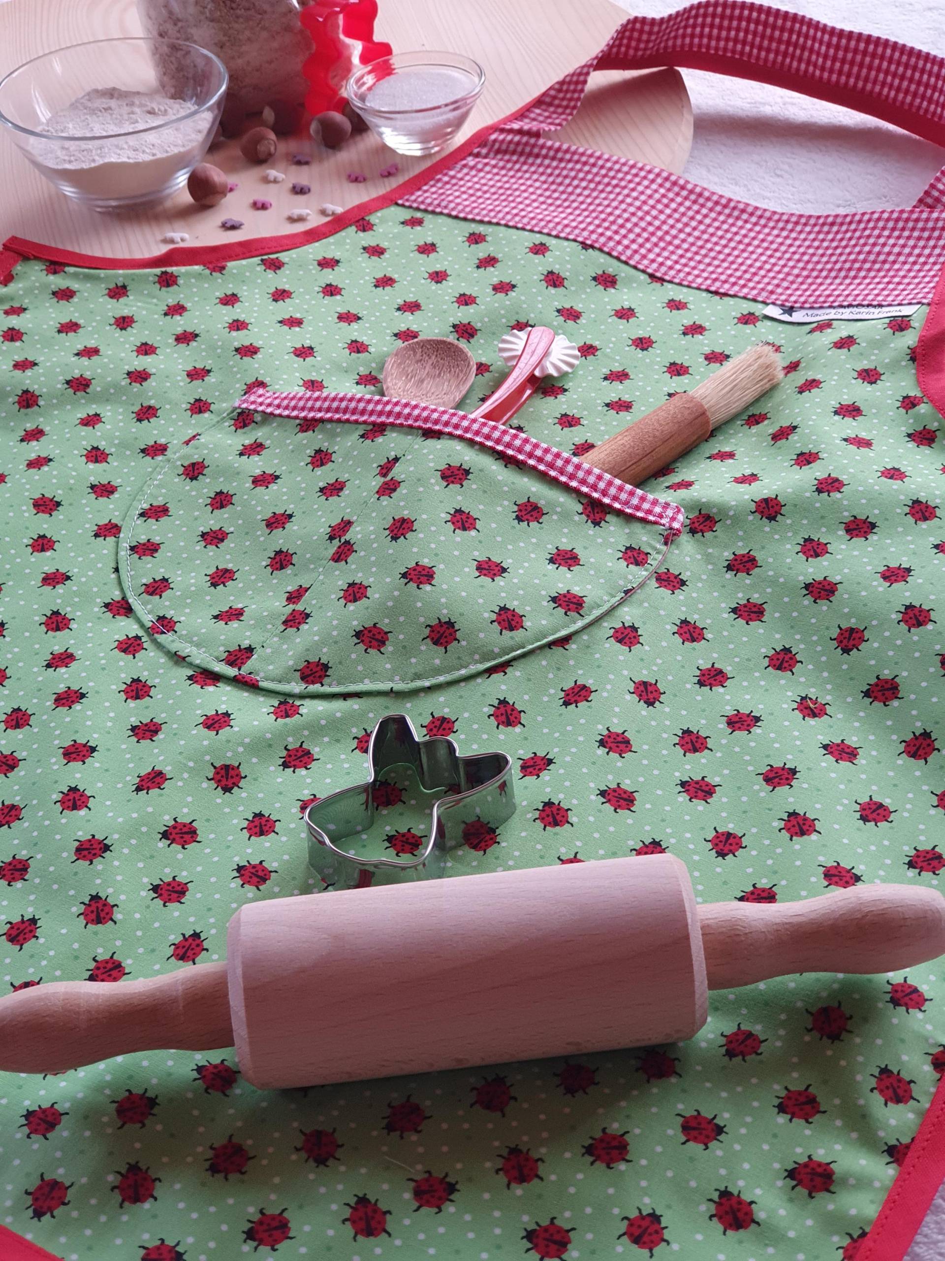 Personalisierte Kinderschürzen Handgenäht Aus Baumwollstoff, Schürzen, Mädchenschürzen, Geschenk Kind Weihnachten, Laviosar von LAVIOSAR