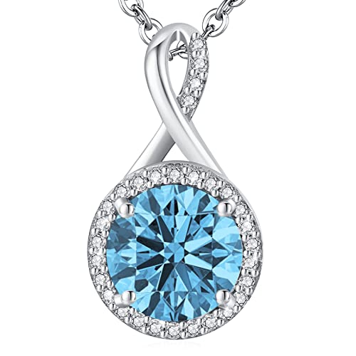 LAVUMO Halskette Damen Silber Rose Gold Kette Damen Schmuck Geschenke für Frauen Freundin Frau MaMa zum Geburtstag Weihnachten Valentinstag Muttertag Hypoallergen Sterling Silber Schmuck von LAVUMO